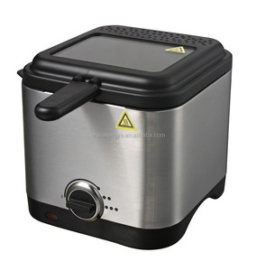 1,5 l manuelle Fritte <span class=keywords><strong>use</strong></span> Temperatur regelung Quadratisches Muster Französische Stromquelle Aluminium Haushalts gebrauch US - Product Image 1