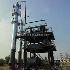 Appareil de distillation quotidien pour huiles brut, 20-200T, équipement de distillation avec CE, exportation vers les pays européens