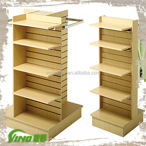 Paneles de pared de listones de madera hechos a medida, para tienda de accesorios o Quiosco de ropa móvil - Product Image 6