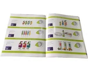 Catalogues publicitaires de cosmétiques <span class=keywords><strong>et</strong></span> de produits de beauté Impression CMYK complète Papier couché recyclable avec laminage mat <span class=keywords><strong>et</strong></span> revêtement UV - Product Image 1
