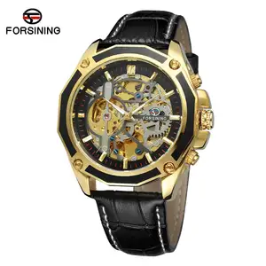 Forsining Luxe Stijlvolle 2023 Jam Tangan Skelet Automatische Mannen Horloge Reloj Para Hombre Chinese Fabriek