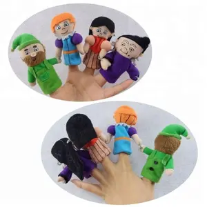 Lovely stuffed plush finger puppets toys