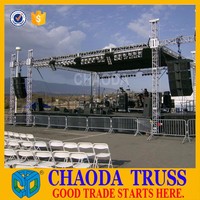 Estructura de Techo de Aleación de Aluminio para Escenarios al Aire Libre Chaoda Trade Assurance, Diseño Modular, Instalación Rápida, Duradera, Carga de 1000 kg