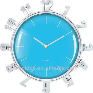 Home Decor Wall Clock WH-6829C Blue Dial Special Number