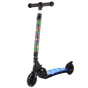 Alta calidad, intermitentes de 2 ruedas PU, patinetes para niños con vástago de luz LED y cubierta - Product Image 1