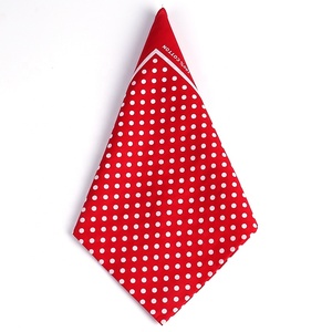 Accesorio para el cabello de lunares, <span class=keywords><strong>bandana</strong></span> clásica de algodón suave con lunares en diferentes colores