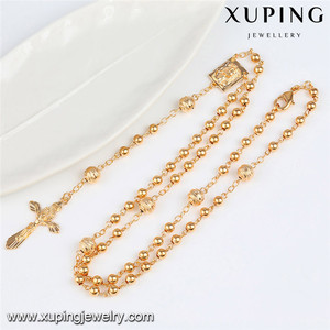 43190 gioielli in oro placcato Xuping religioso del rosario delle collane per le donne - Product Image 2
