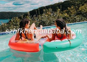 Colchón inflable de la balsa flotante de la <span class=keywords><strong>playa</strong></span>/del lago del flotador de la piscina del adulto del arco iris-Marca de encargo del origen de Guangdong disponible - Product Image 3