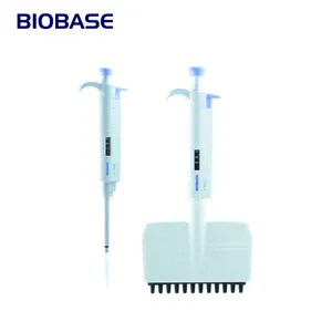 BIOBASE-MicroPette ajustable de 12 canales, puntas y pipeta mecánica Autoclavable