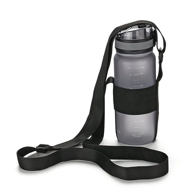 Water Bottle Carrier With Adjustable Shoulder Strap Universal Bottle Sling For Daily Walking,Biking, Hiking,Going To The Beach