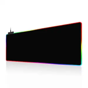 金姆斯X5游戏鼠标垫超大电脑键盘垫RGB面料Ce库存RGB七彩灯鼠标垫