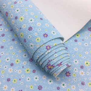 Materiale in <span class=keywords><strong>pelle</strong></span> sintetica con fiori goffrato in finta <span class=keywords><strong>pelle</strong></span> sintetica per la creazione di scarpe da te - Product Image 2