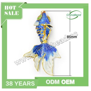 La mejor calidad <span class=keywords><strong>de</strong></span> oro cloisonne pescado colgante encanto, cloisonne joyas <span class=keywords><strong>de</strong></span> esmalte encanto, <span class=keywords><strong>amuletos</strong></span> <span class=keywords><strong>de</strong></span> joyería - Product Image 1