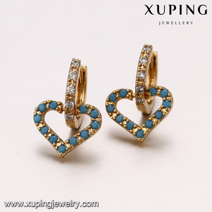 93373 irlandés estilo elegante joyería de las mujeres en forma de corazón colgante gota con Turquesa para <span class=keywords><strong>la</strong></span> venta caliente - Product Image 4