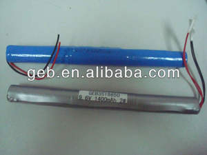 LiFePO4 silindirik pil 18650 9.6V 1400 mAh 3s - Product Image 1