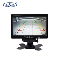 Monitor de Coche LED TFT LCD AHD Full HD de 7 Pulgadas para Sistema de Monitoreo Portátil de Estacionamiento Trasero