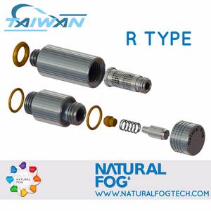 Système de refroidissement antibrouillard naturel de 60mm à taïwan, buse de brumisation en acier inoxydable - Product Image 4