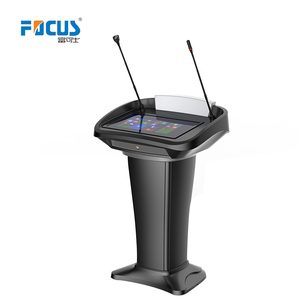 Kirchen kanzel; Elektronisches Rednerpult in Büro-und Bildungs geräten; Audio-Podium mit All-in-<span class=keywords><strong>One</strong></span>-Computer - Product Image 3