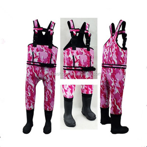 <span class=keywords><strong>Rose</strong></span> Camo Néoprène Échassier de pêche pour dames - Product Image 3