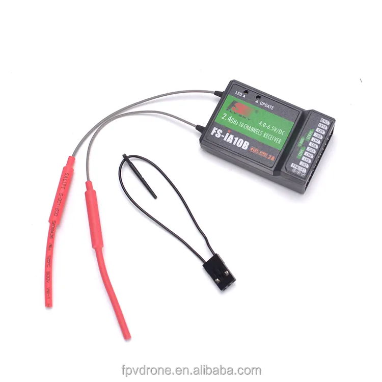 10ch Receiver Flysky FS IA10B untuk Transmitter FS-I10 FS-I6S FPV Pesawat Heli Quadcopter drone