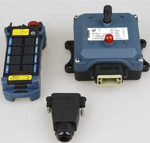 Перезаряжаемый и регулируемый промышленный радиопульт дистанционного управления DC/AC12V для захватного крана, одиночного крана