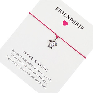 Logotipo personalizado hecho A mano de la amistad de brazalete de pulsera de encanto de tortuga joyería hacer una pulsera de deseo y tarjeta de regalo - Product Image 3