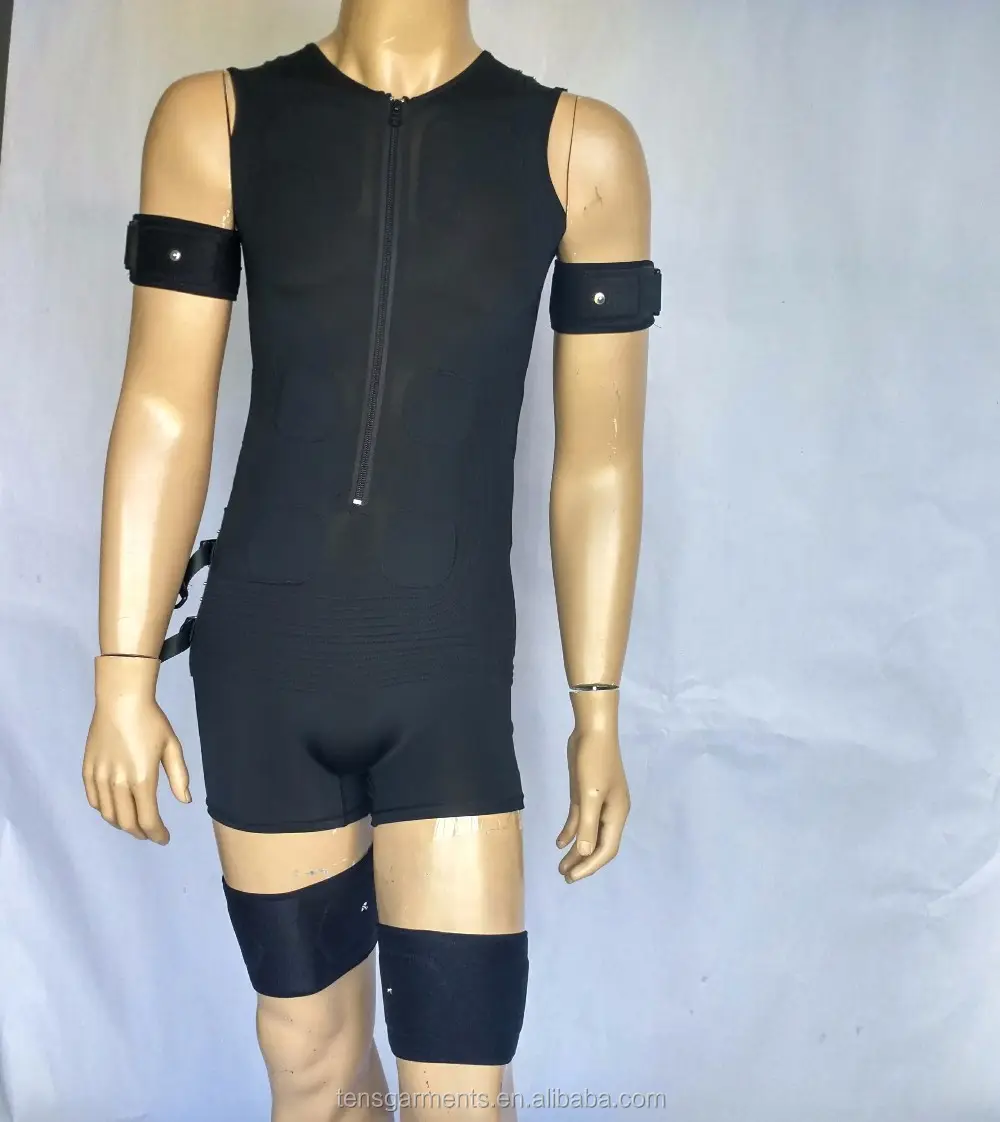 Amplitrain-Anzug Elektrische Massage TENS EMS Leitfähige Kleidungs stücke/Bodybuilding Elektrische Muskelstimulator-Weste