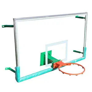 Custom SMC/glass basketball board standard size basketball backboard with ring