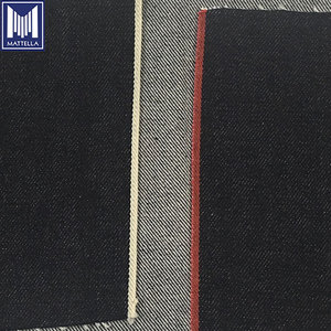 Pronto para Envio Tecido de Denim 100% Algodão Selvage 13oz Vintage Branco Cru Linha Vermelha para Jeans do Japão - Product Image 6