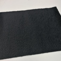 Tissu en fausse fourrure gaufrée en acétate pour vêtements et jouets, tissu peluche, vente en gros