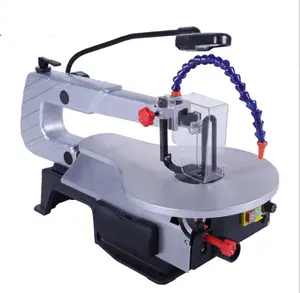 Hout elektrische variabele snelheid scroll saw, precisie scroll zag machine