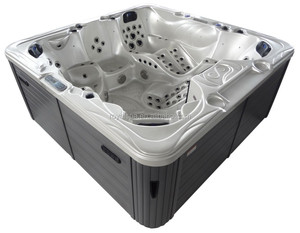 <span class=keywords><strong>2025</strong></span> Deluxe Home vasca idromassaggio 150 getti comodo massaggio Spa all'aperto - Product Image 3