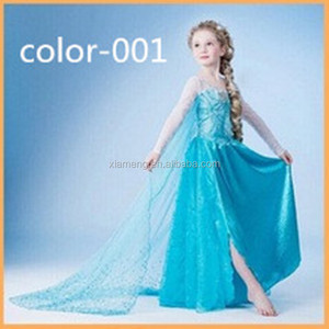 Frozen <span class=keywords><strong>Elsa</strong></span> dress wholesale, Frozen dress, <span class=keywords><strong>Elsa</strong></span> children's clothing cosplay costume in frozen - Product Image 5