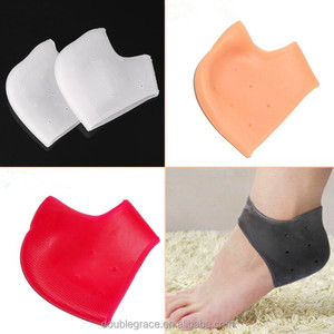 Superventas negro rojo fascitis plantar gel de silicona tobillo talón calcetín - Product Image 6