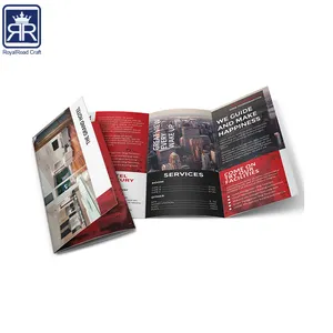 Impression la plus chaude de brochures et de livret de dépliants en chine