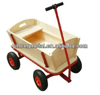 Chariot de jardin en bois tout-Terrain, chariot, camion à main, TC4203B