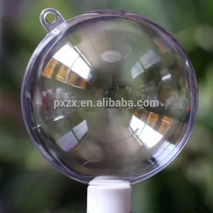 China Factory Verkauf Kunststoff Clear Ball, Kunststoff Transparent Ball mit geöffnet