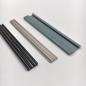 Tiêu Chuẩn Châu Âu Sáu Dây Đùn PVC/ABS/PC Nhựa Chèn Vòng Đồng Hướng Dẫn Đường Sắt - Product Image 3