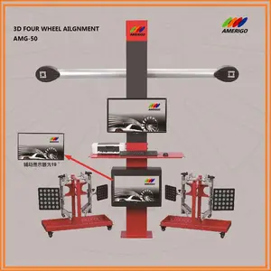 Amerigo AMG-50 máquina de alinhamento de roda, alinhamento de roda 3d para venda