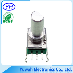 Free Samples RoHS 9mm rotary coal film 5 pin linear a20k b203k PCB potentiometer - Product Image 4