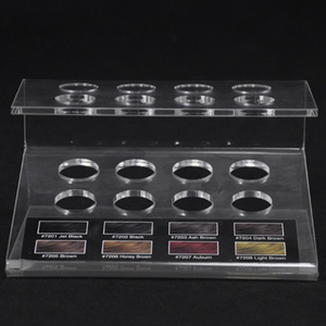 <span class=keywords><strong>Logo</strong></span> imprimé acrylique affichage cosmétique pour fard à paupières, Offre Spéciale noir étagère acrylique stand de maquillage - Product Image 5