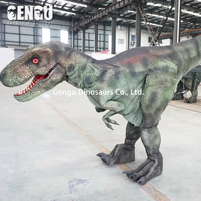 A piedi Per Adulti Realistico Dinosauro Costume T Rex