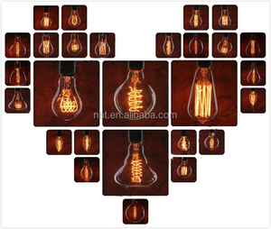 Hot Sales A19/G95/ST64/T30/T45 Antieke Vintage Edison Koolstof Gloeidraad Gloeilamp 25W 40W 60W 220V Voor Home Decor