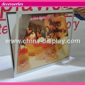 Blanc couleur acrylique cadre table laser LED lumineux panneau LED rétro - éclairé tableaux de menu - Product Image 3