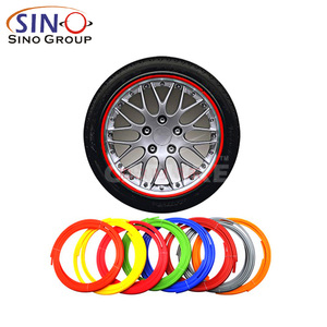 Auto motorcycle exterior accessories car sticker wheel rim protectors - Product Image 1