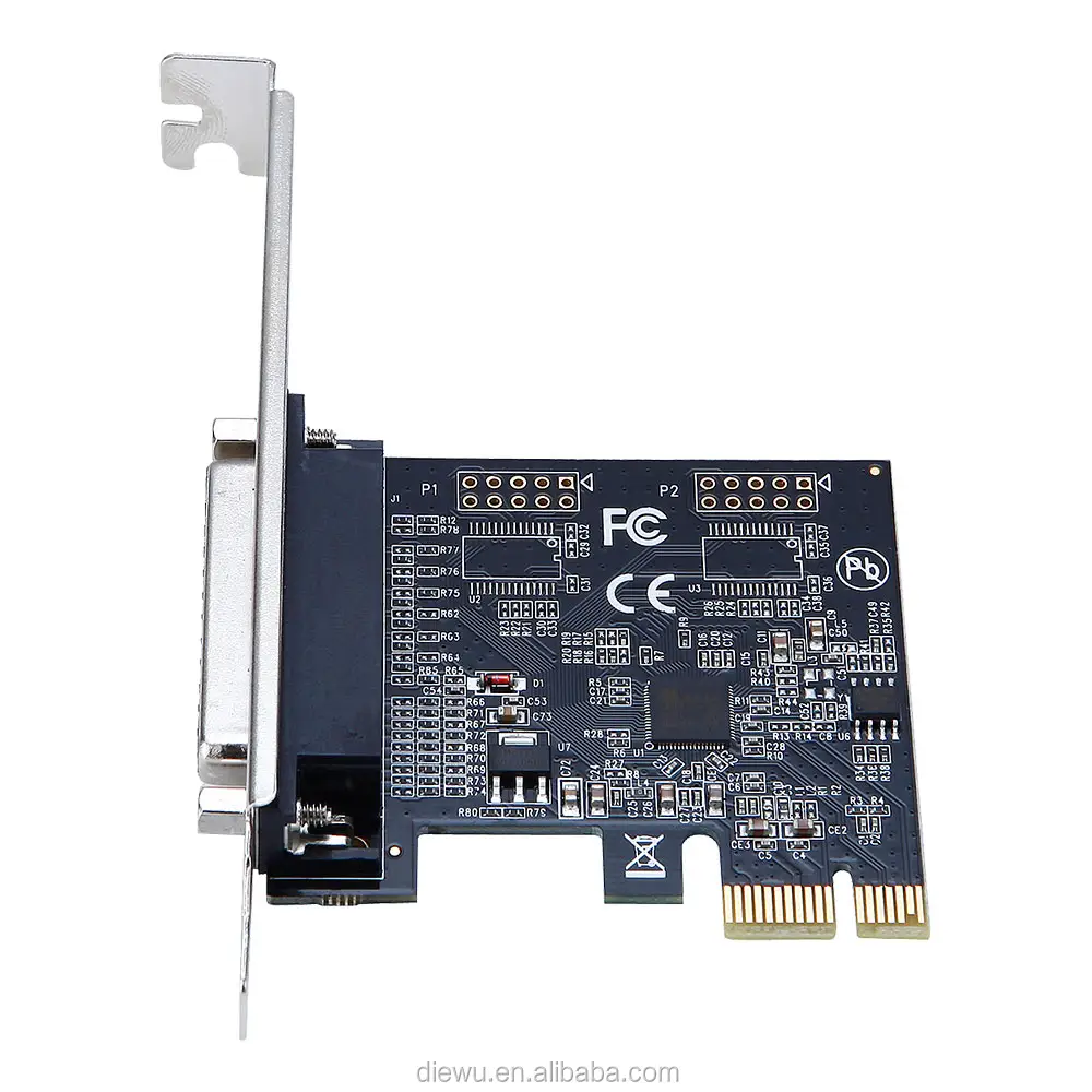 DIEWU PCI 익스프레스 1 병렬 카드 MOSCHIP MCS 99100 컨트롤러 카드