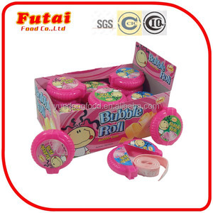 Kemasan 12G Rasa Buah Rasa Permen Karet OEM Alami Roll