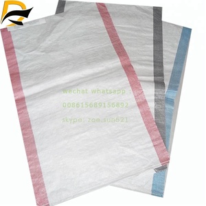 Tas Beras Putih Murah Pp Tas Anyaman Daur Ulang/Karung untuk Beras/Tepung/Makanan/Gandum 40KG/50KG/100KG, Tas Anyaman Polipropilena - Product Image 1