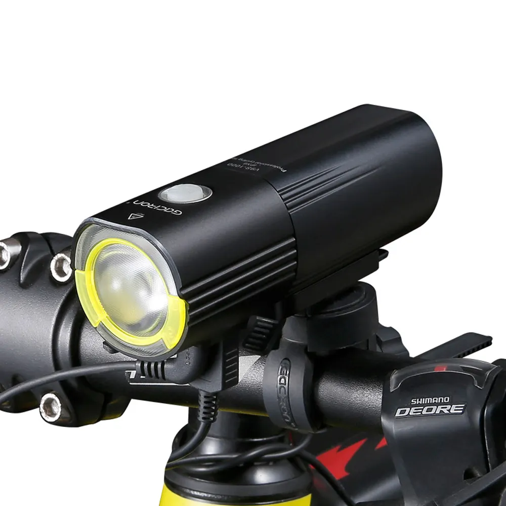 Gaciron V9S-1000Lumen الدراجات دراجة ضوء مصباح ليد أوسب قابلة للشحن مصباح إضاءة لعجلة الجبال