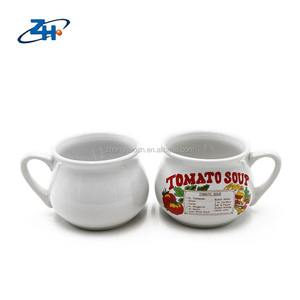 Taza de Sopa Redonda Grande de <span class=keywords><strong>Cerámica</strong></span> en Forma de 1 para Niños, <span class=keywords><strong>Vajilla</strong></span> de <span class=keywords><strong>Gres</strong></span> para Uso Diario y Fiestas - Product Image 3